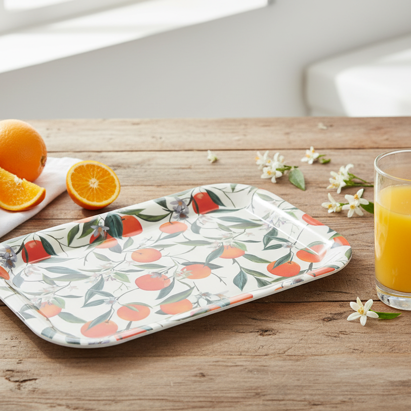 Tray Rect Citrus