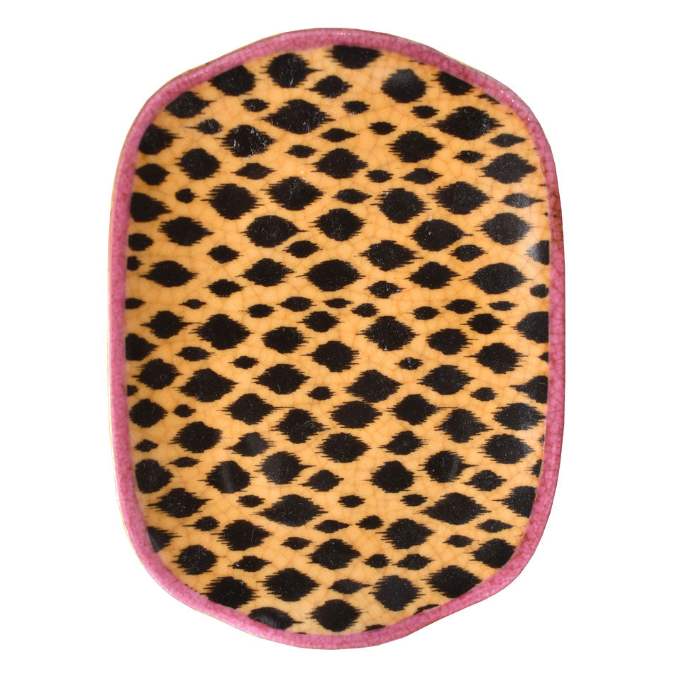 Ceramic Jaguar Dish
