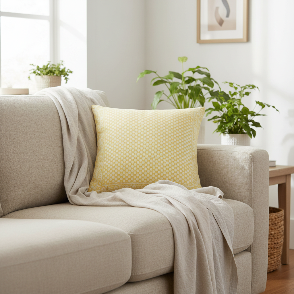 Chicken Feet Border Cushion Cover 55 x 55cm