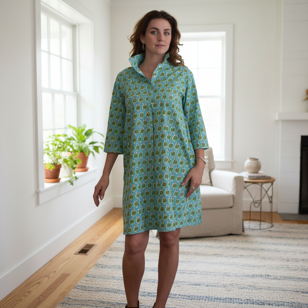 Collared Dress - Spice