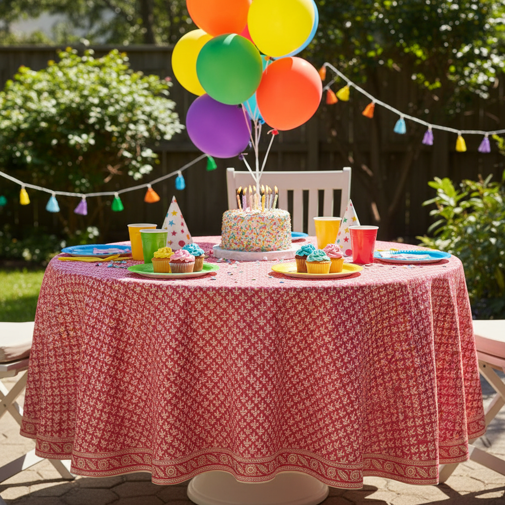 Tablecloth - Round - Fern