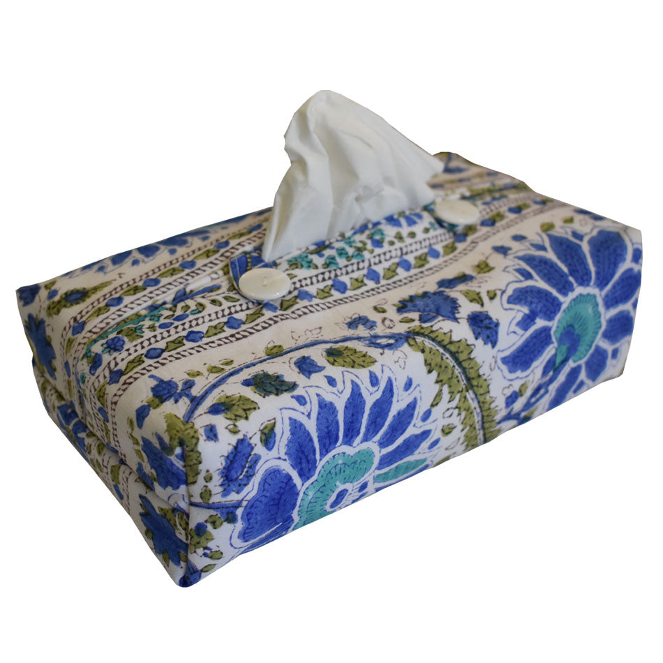 Fabric Tissue Box Cover - Indian Summer