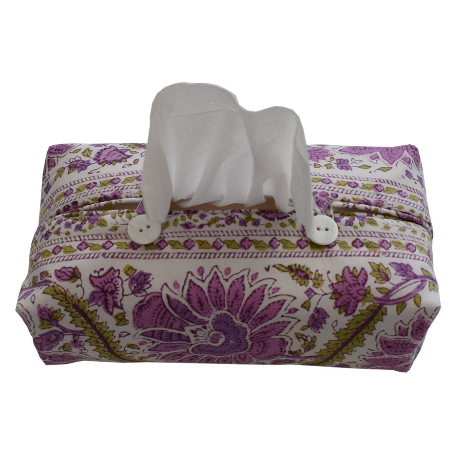 Fabric Tissue Box Cover - Indian Summer
