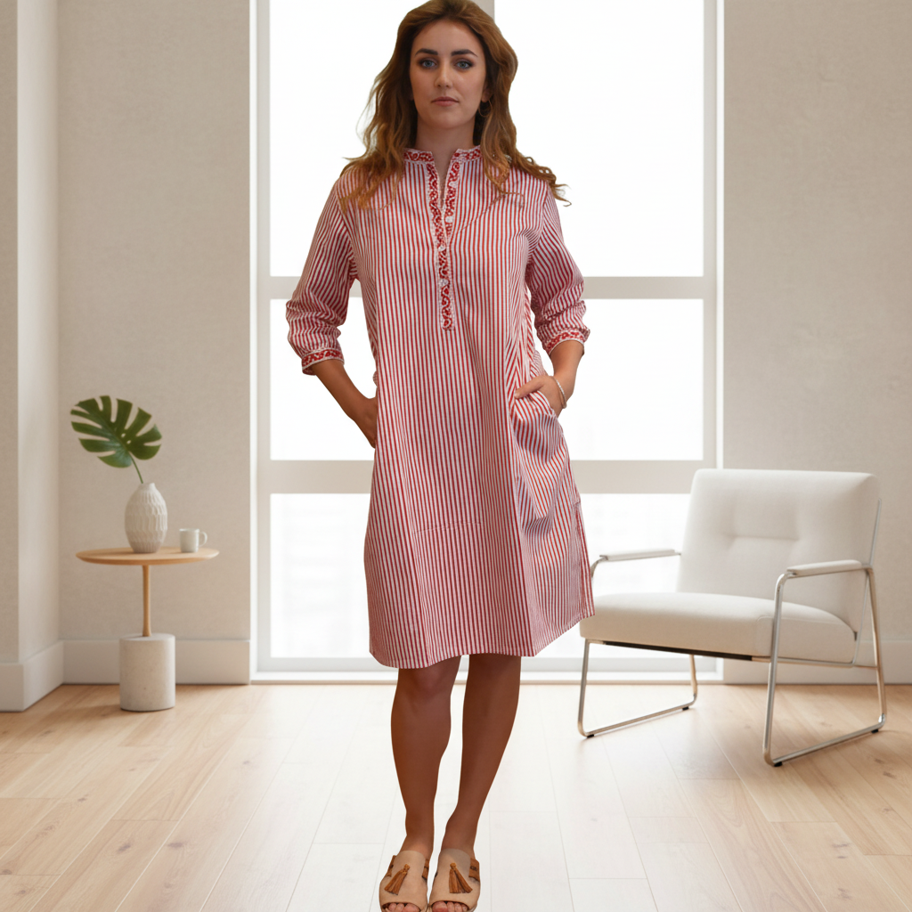 Kurta Dress - Stripe