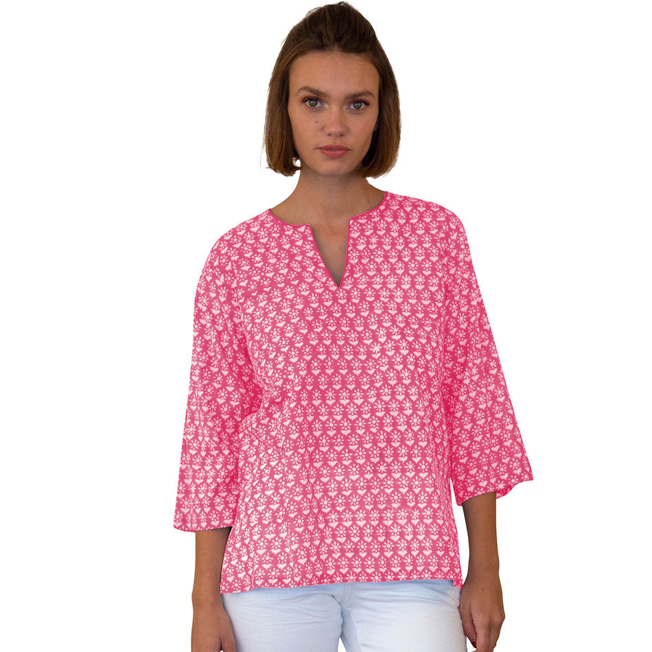Kurta Top - Palm Tree