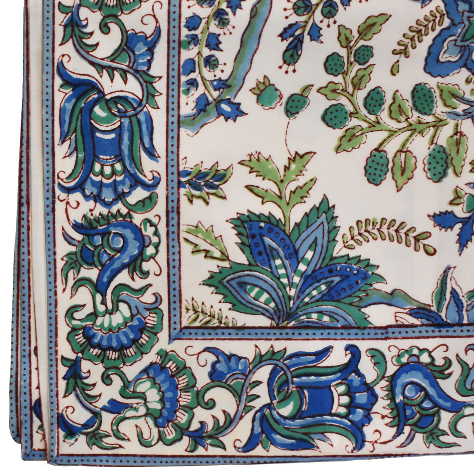 Pillow Case - Block Print - New Rose