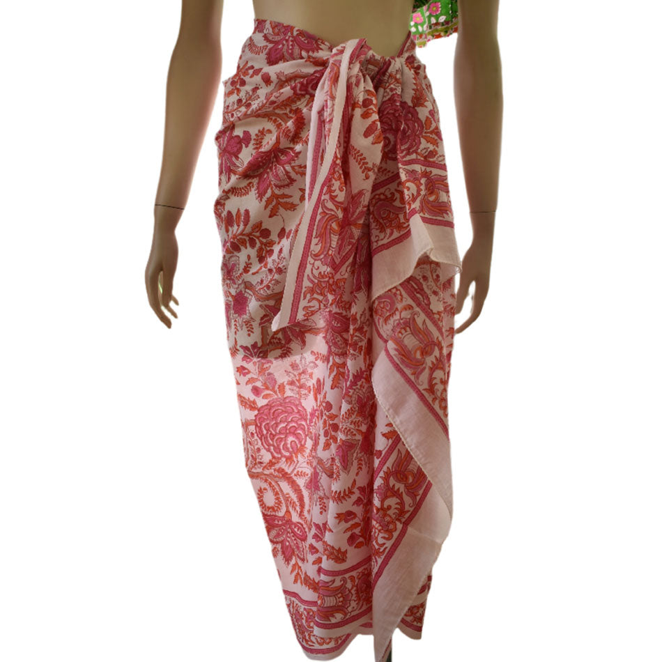 New Rose Sarong 45x72"