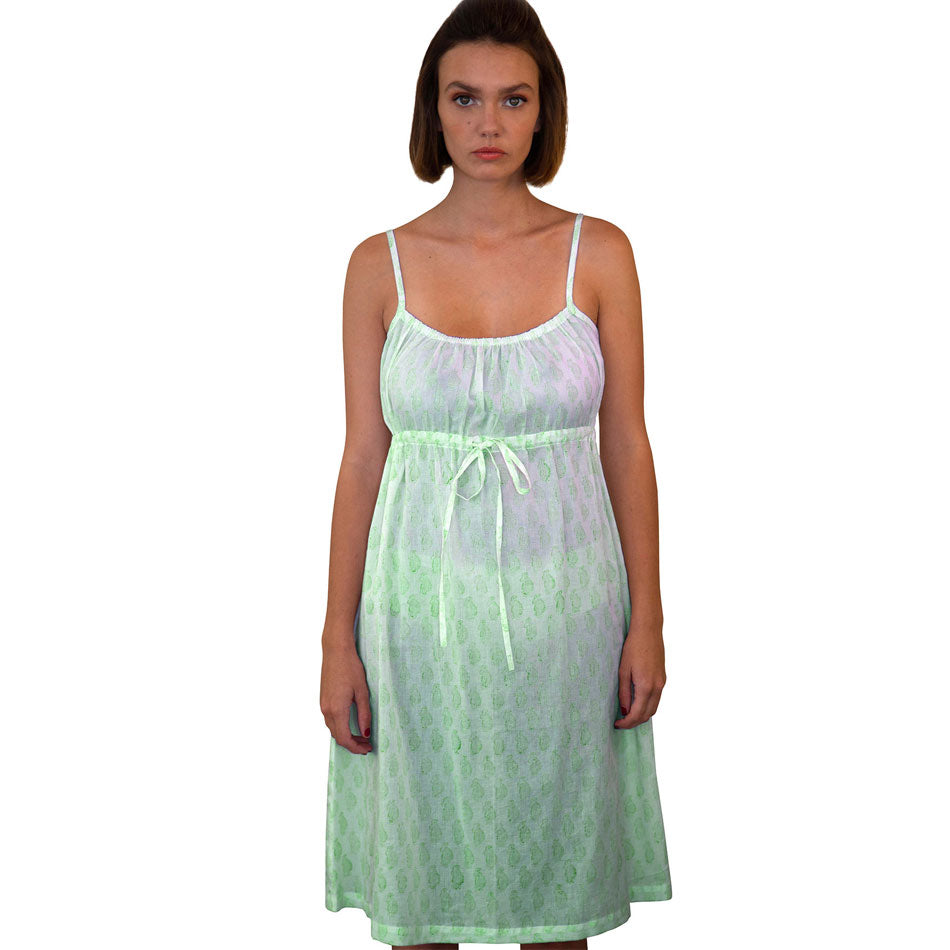 Night Dress Short - Paisley