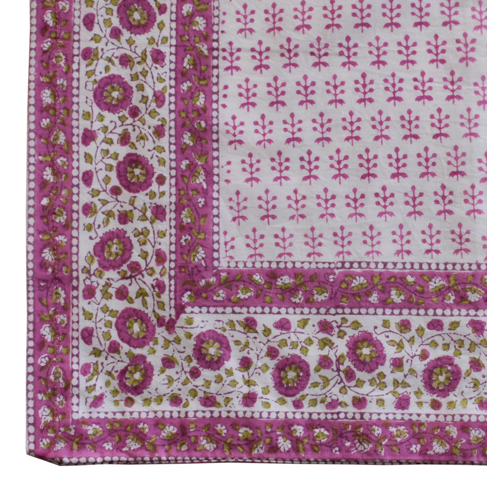 Pillow Case - Block Printed - Bumble
