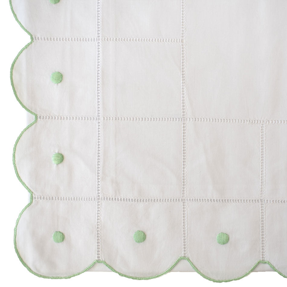 Pillowcase Scallop Dot