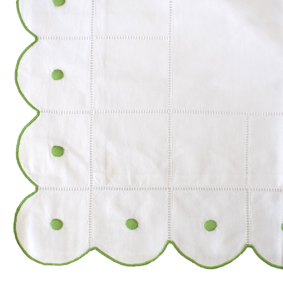 Pillowcase Scallop Dot