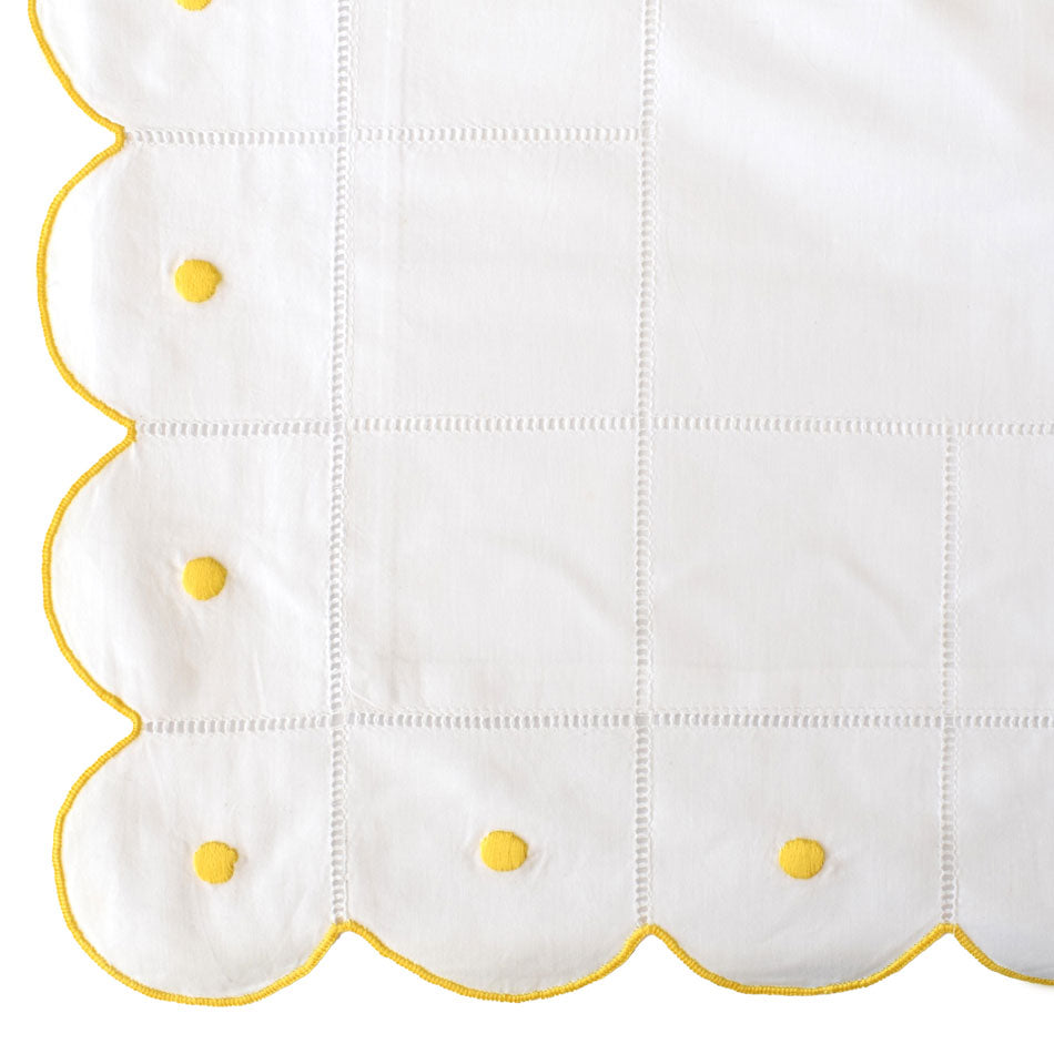 Pillowcase Scallop Dot