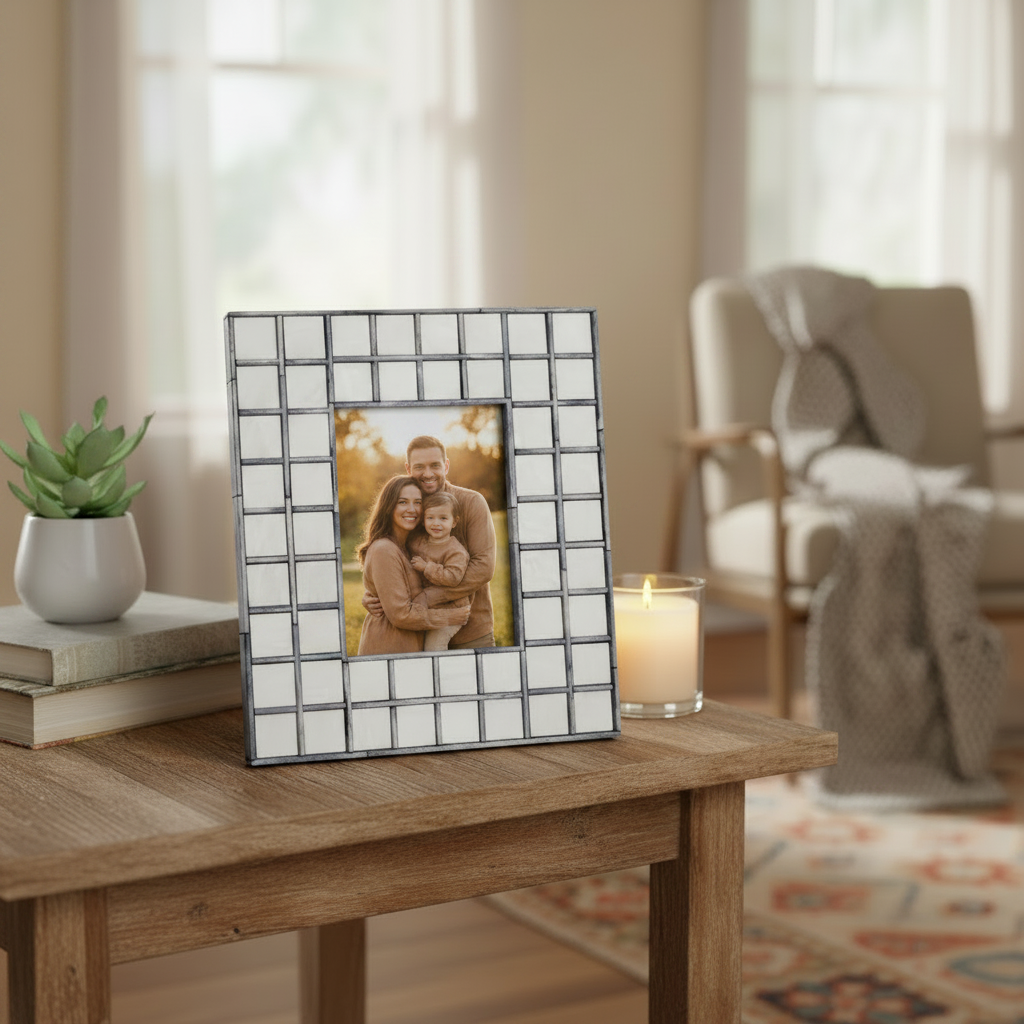 Tile Frame Blue/Grey SM
