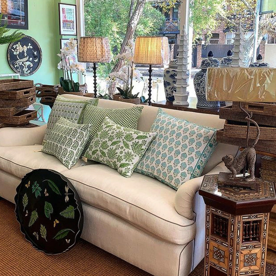 Cushion Cover Block Printed at Pigott's Store