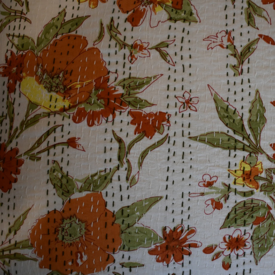 Jasmine Orange Kantha at Pigott's Store