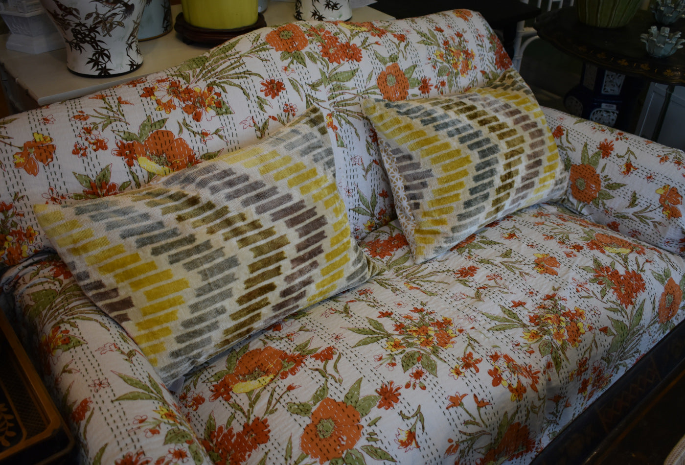 Jasmine Orange Kantha at Pigott's Store