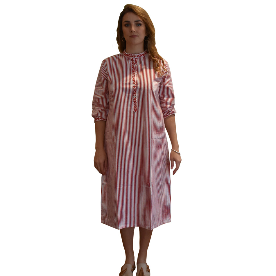 Kurta Dress - Stripe