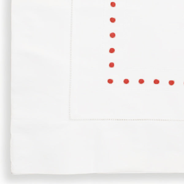 Dot Pillow Case Red at Pigott's Store