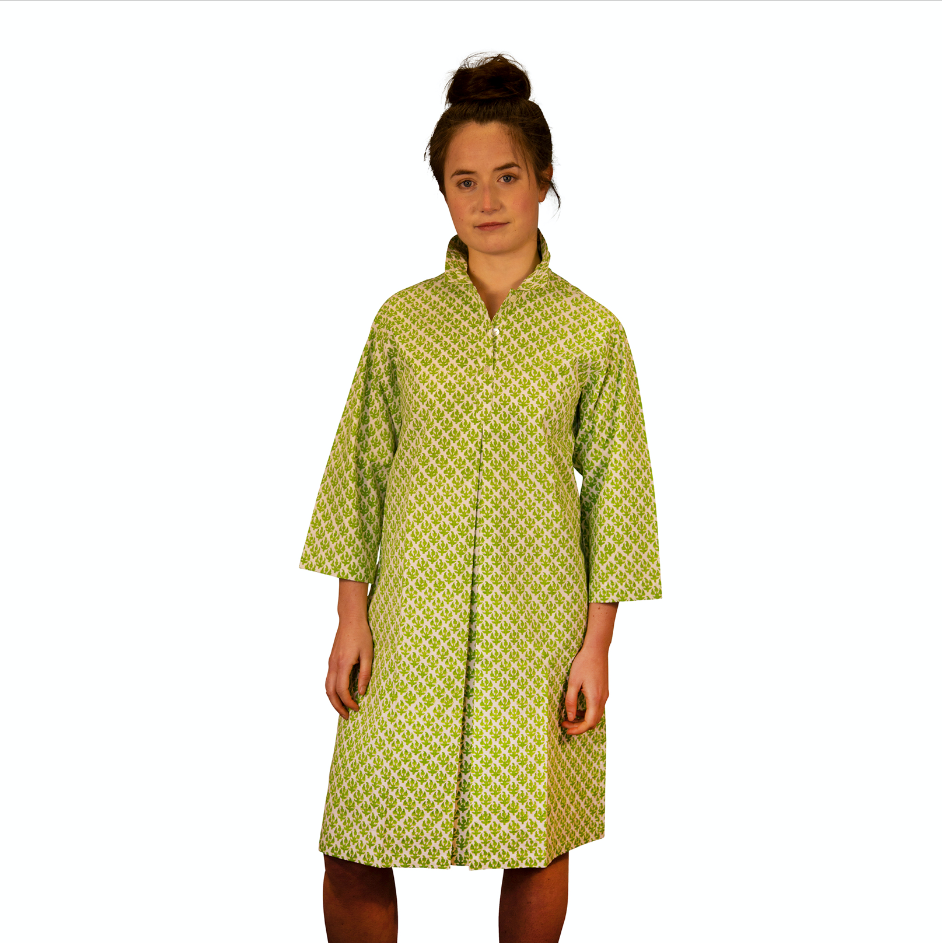 Collared Dress Reverse Fern at Pigott's Store