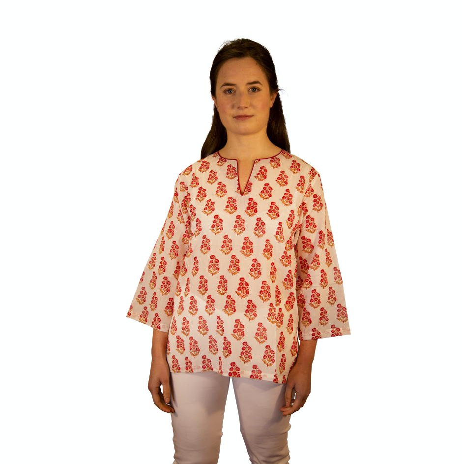 Kurta Top Mini Berry Buta at Pigott's Store