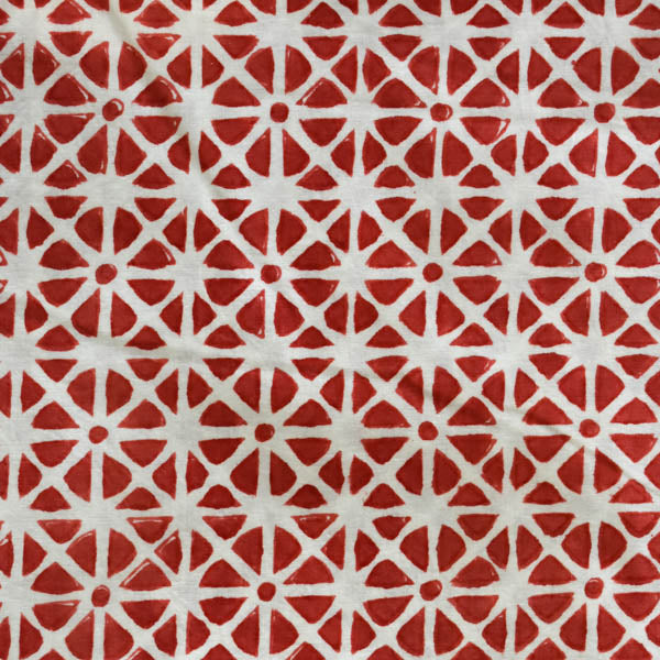 Fine Indian Hand Block Printed Cotton Fabric at Pigott's Store