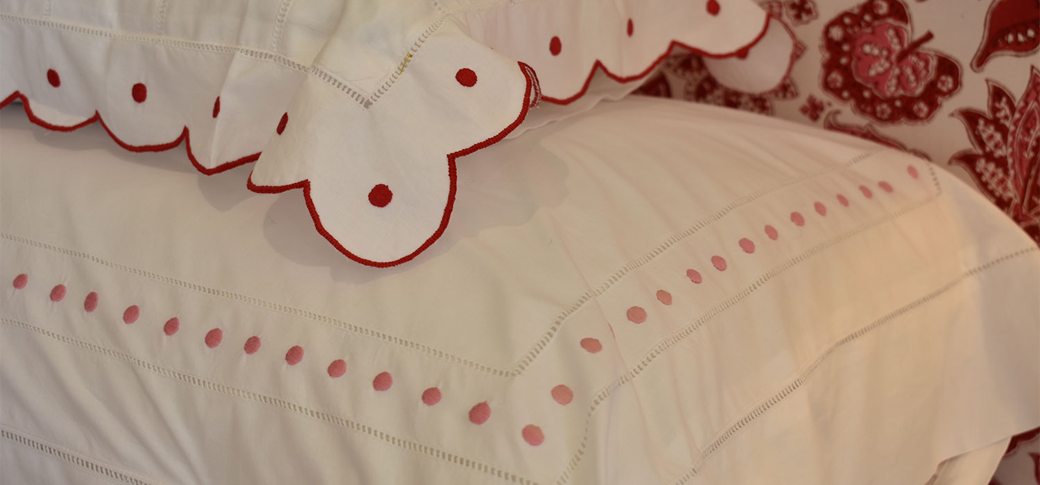 Hand embroidered linen – Pigott's Store