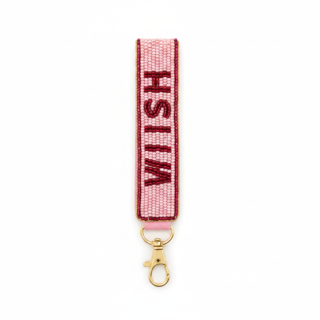 Beaded Keychain CinCin SipSip