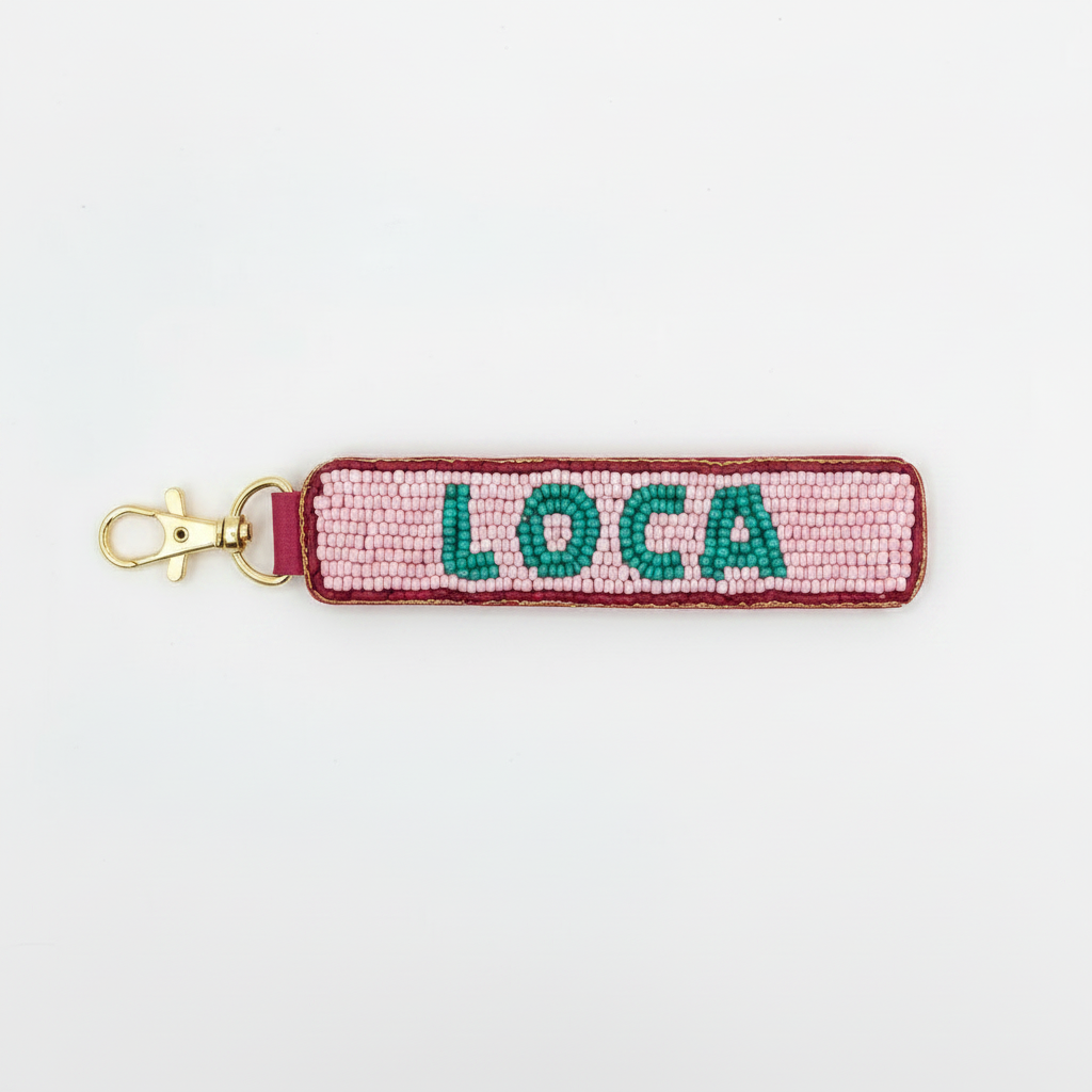Beaded Keychain CinCin SipSip