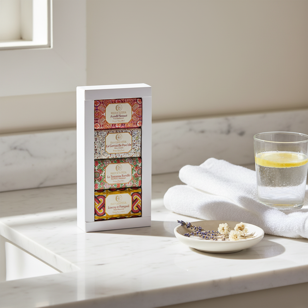 Blu Costiera Luxury Soap Set/4