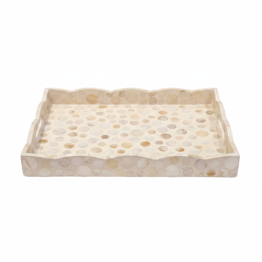 SM Mother-of-Pearl Scallop Tray