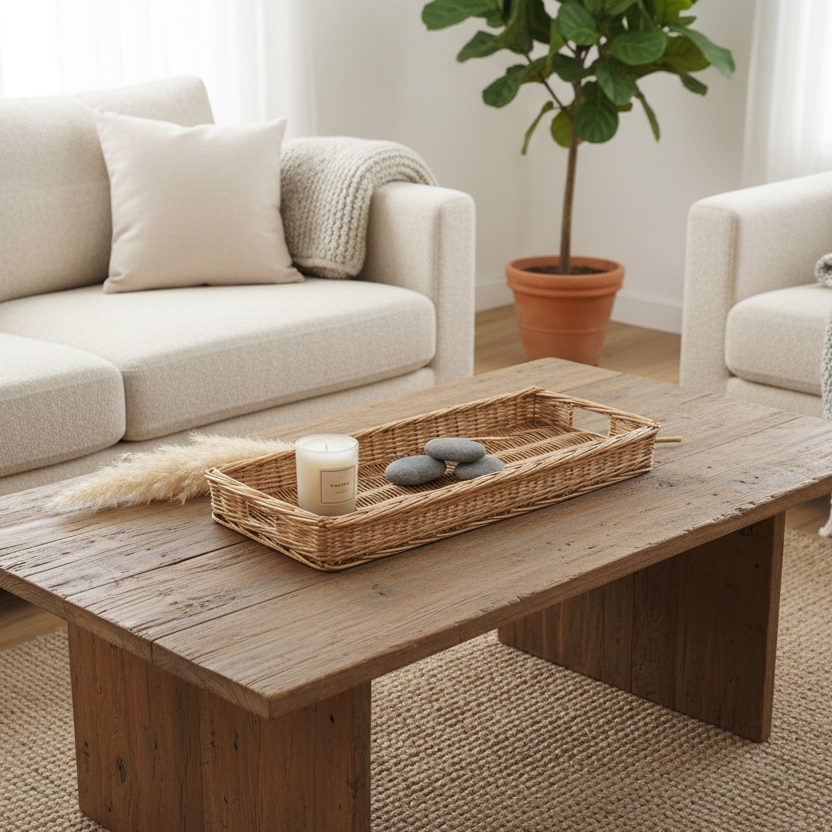 Wicker Tray St. Tropez 60x20cm