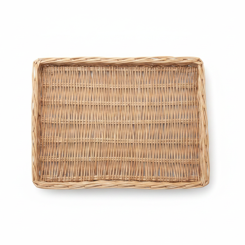 Tray Woven XL w/Glass