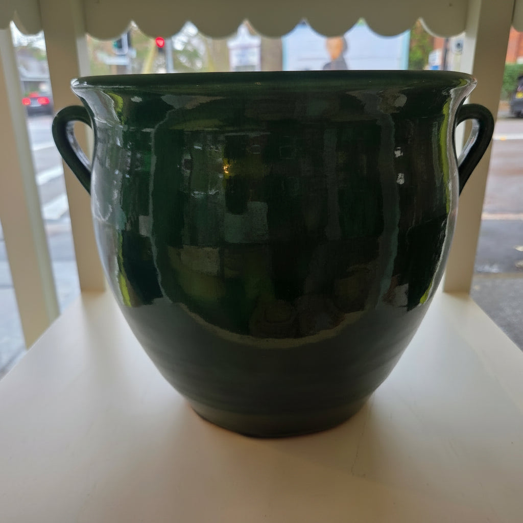 Portuguese Green Planters w/Handles PT423
