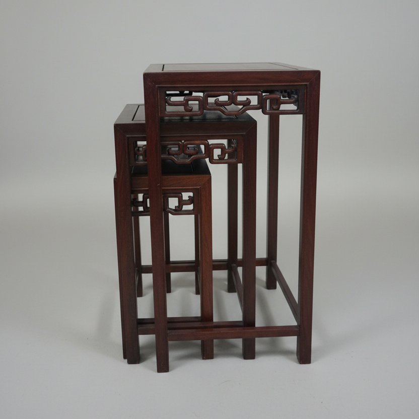 Chinese Hardwood Nest Tables 4u
