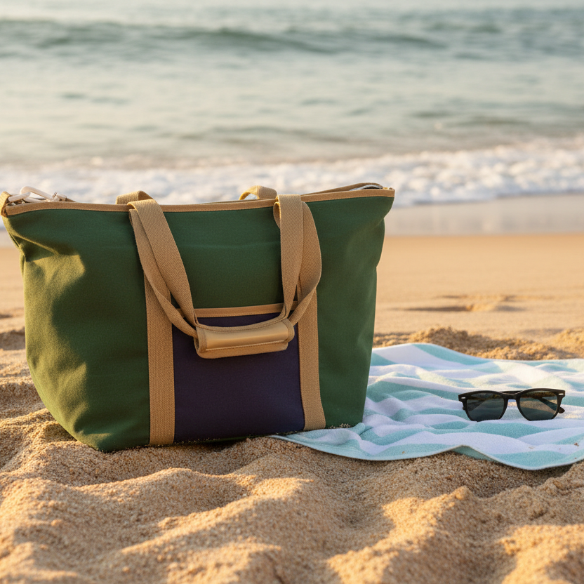 Beach Cooler Tote Bag