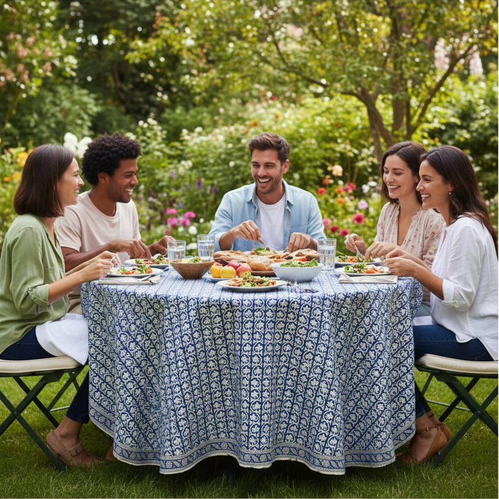 Tablecloth - Round - Clover