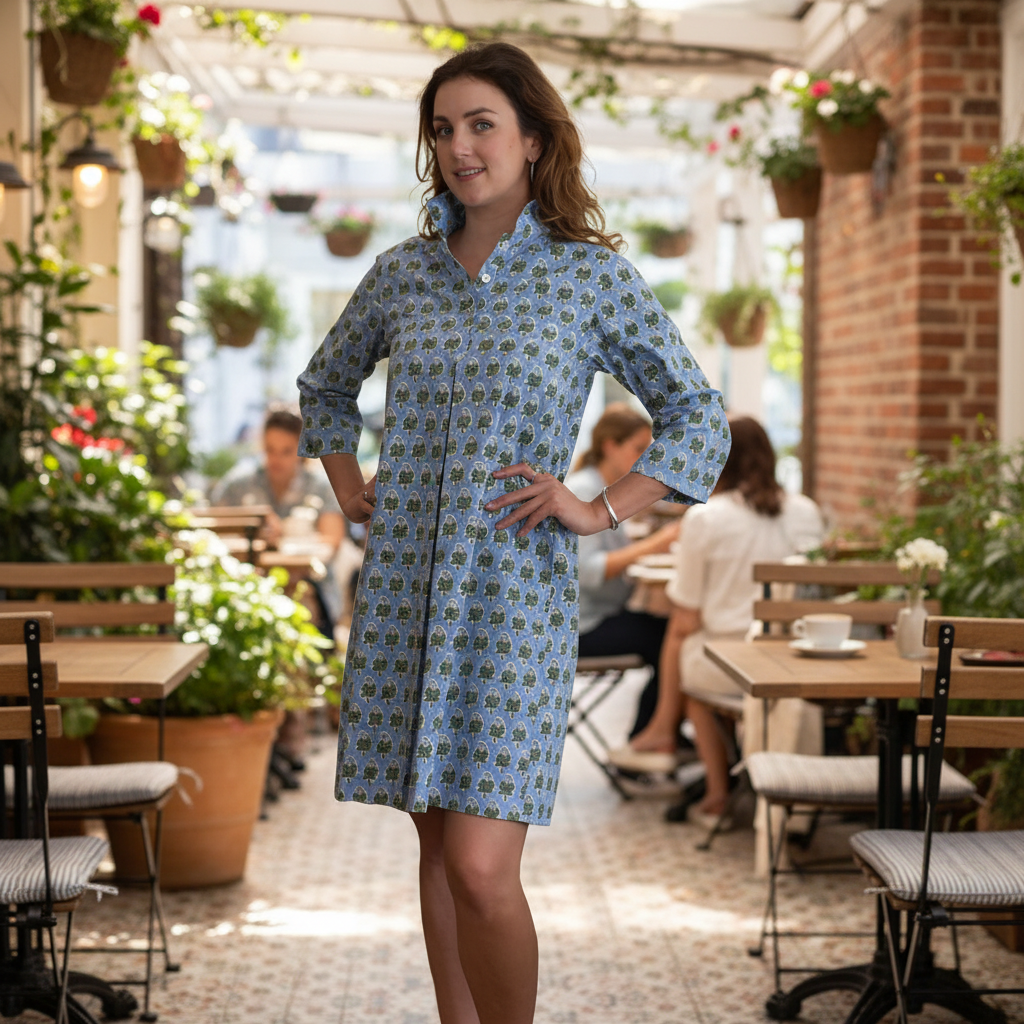 Collared Dress - Spice