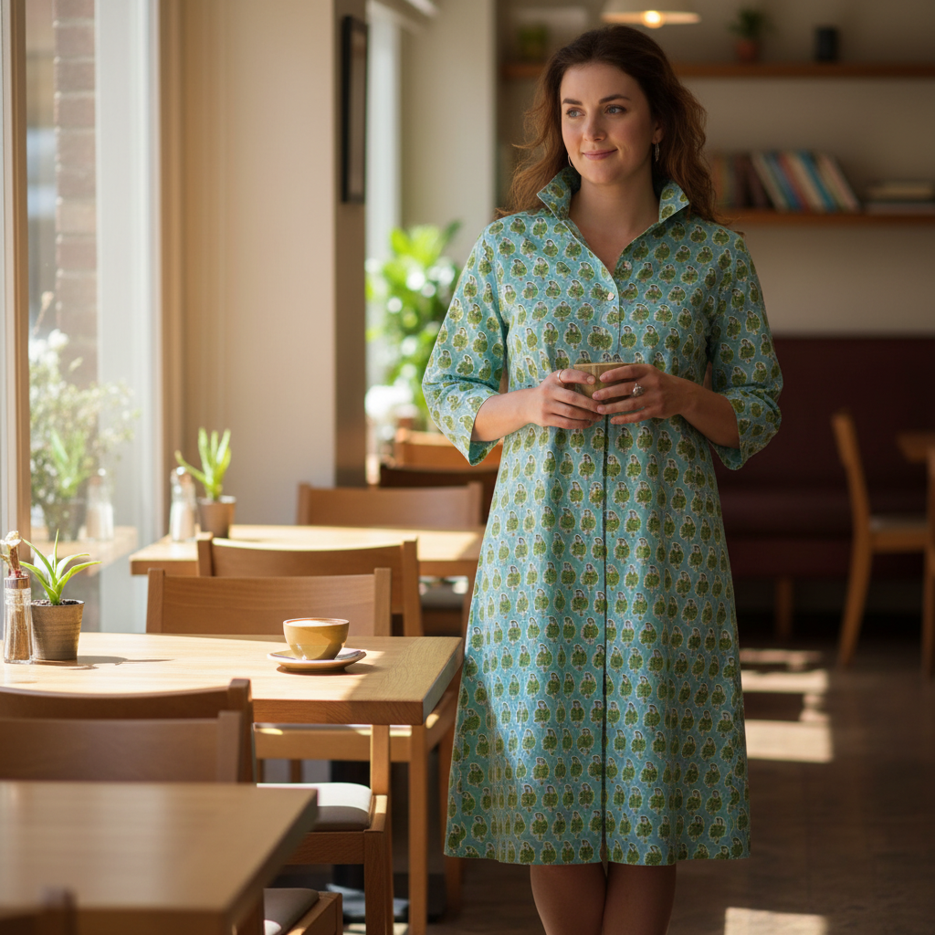Collared Dress - Spice