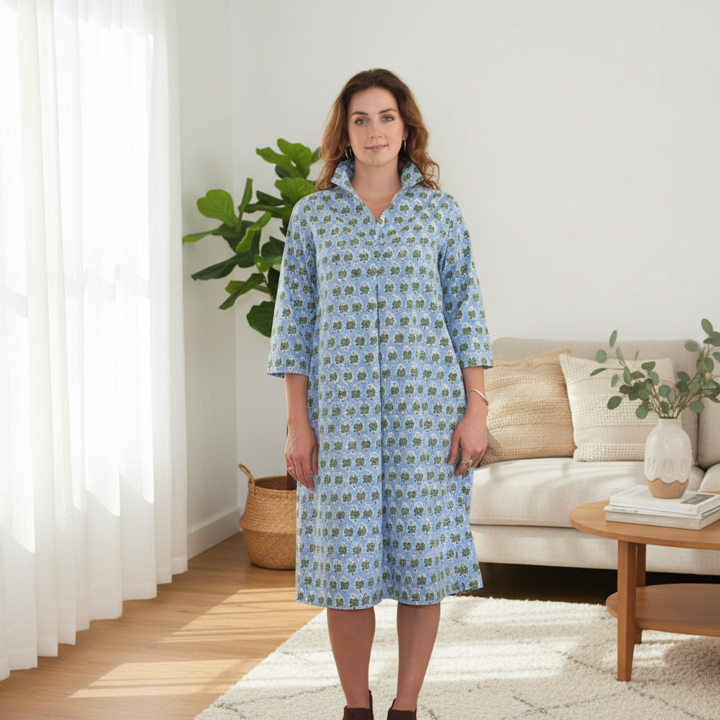 Collared Dress - Spice