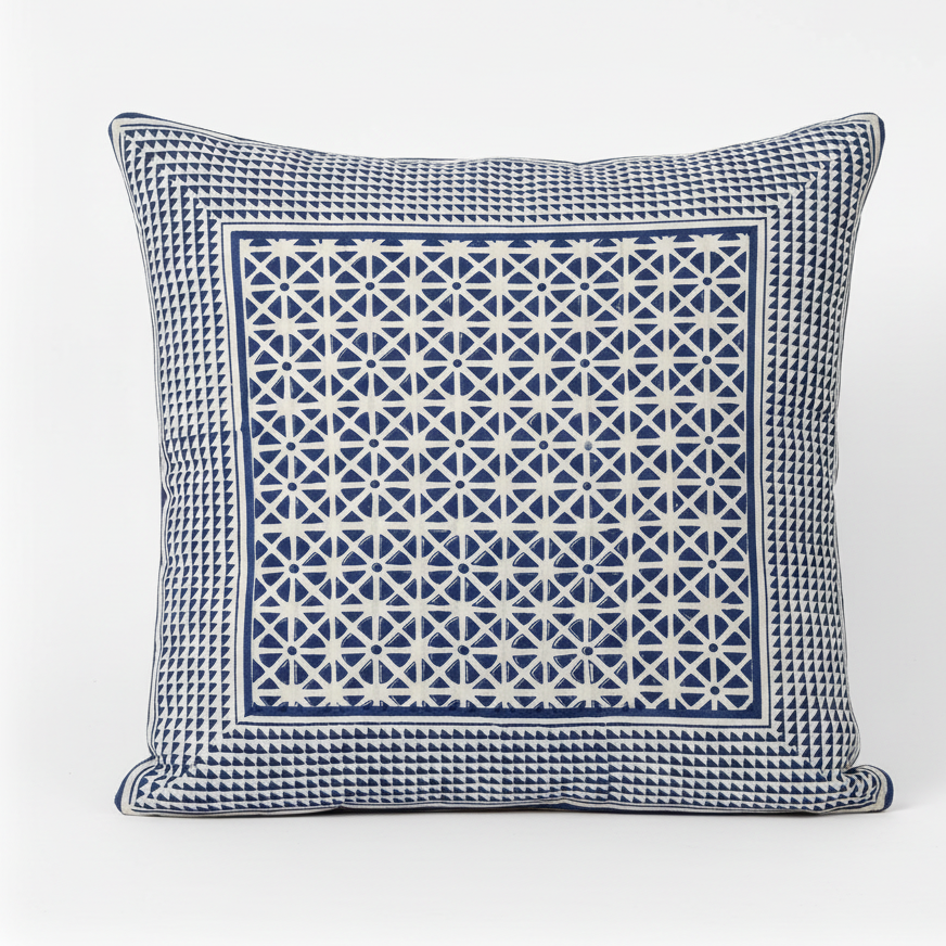 Sunflower Border Cushion Cover 55 x 55cm