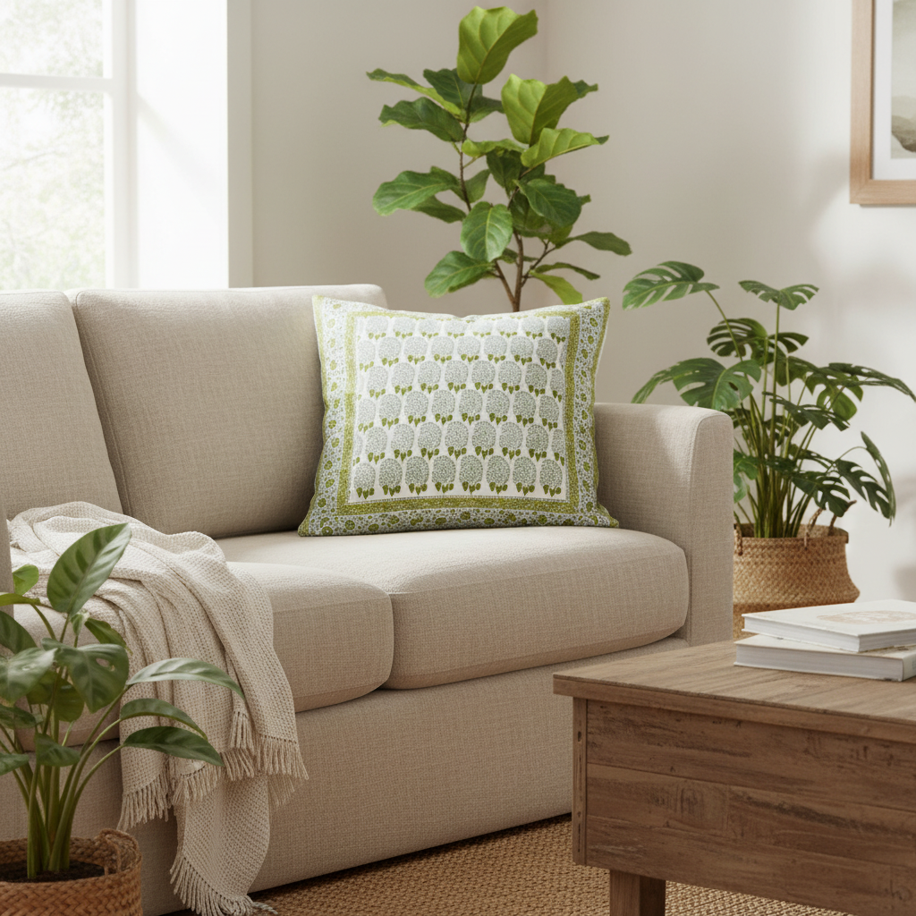 Bumble Border Cushion Cover 55 x 55cm