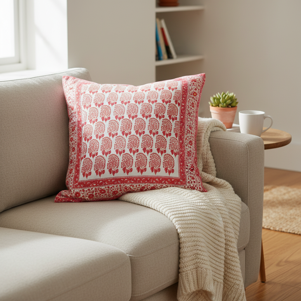 Bumble Border Cushion Cover 55 x 55cm