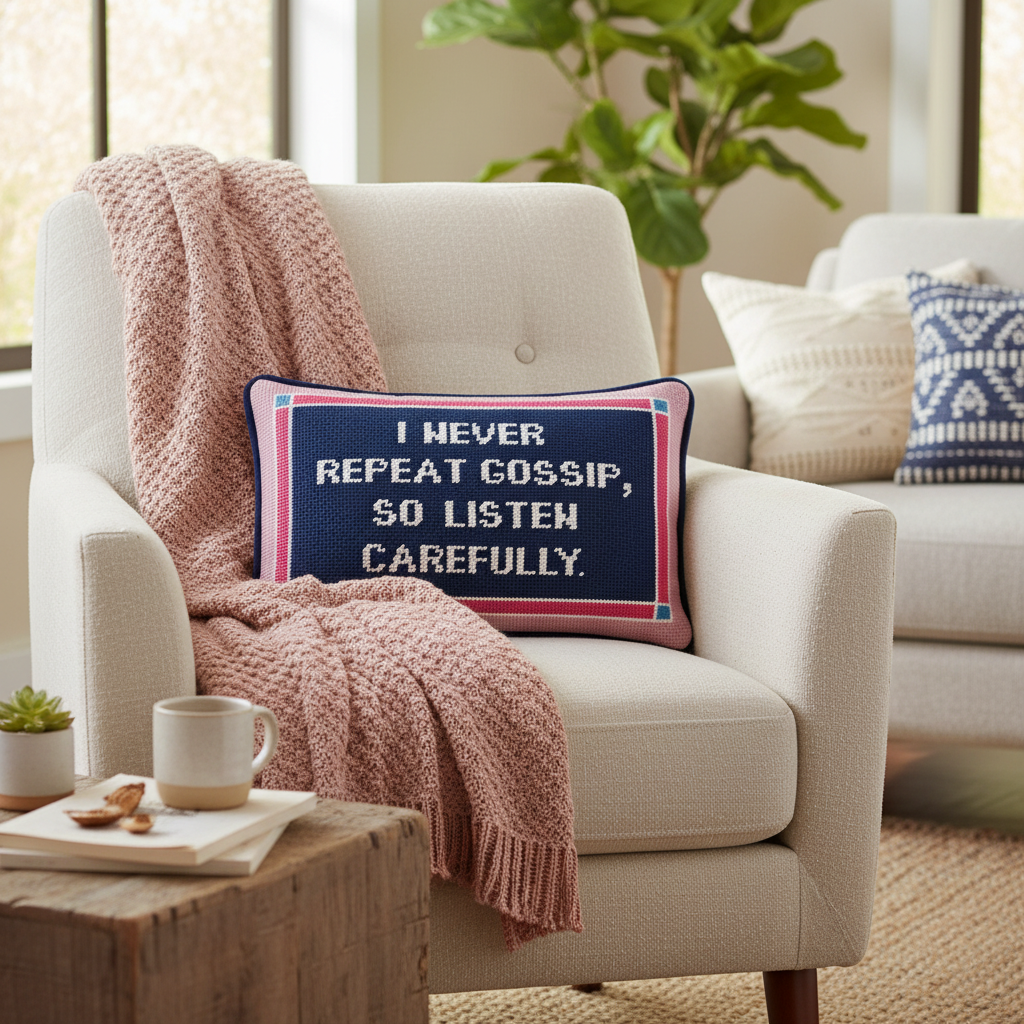 Embroidered Cushion
