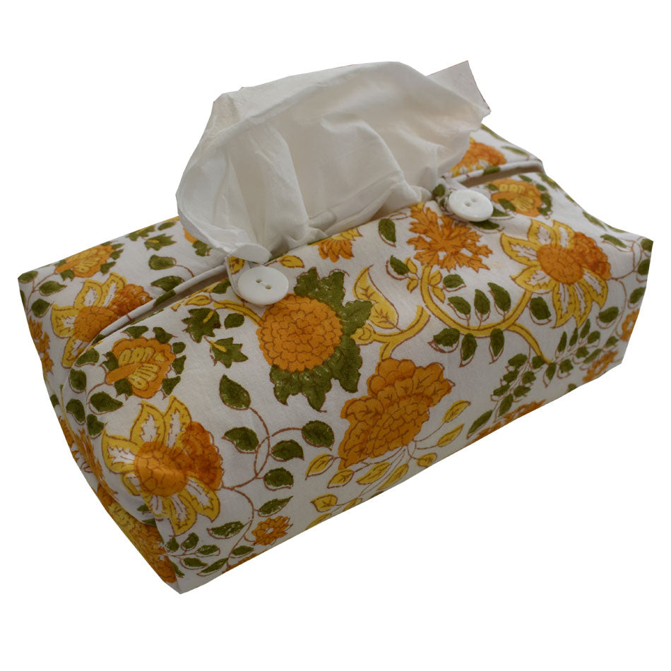 Fabric Tissue Box Cover - GN Jal