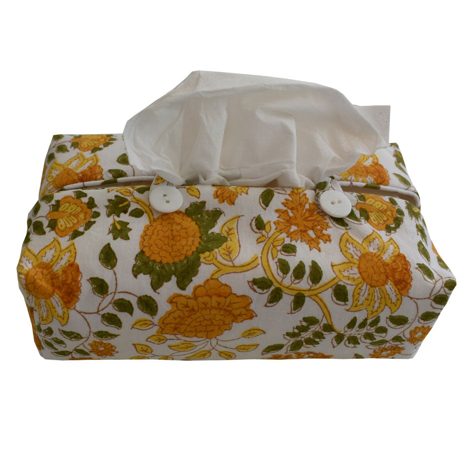 Fabric Tissue Box Cover - GN Jal