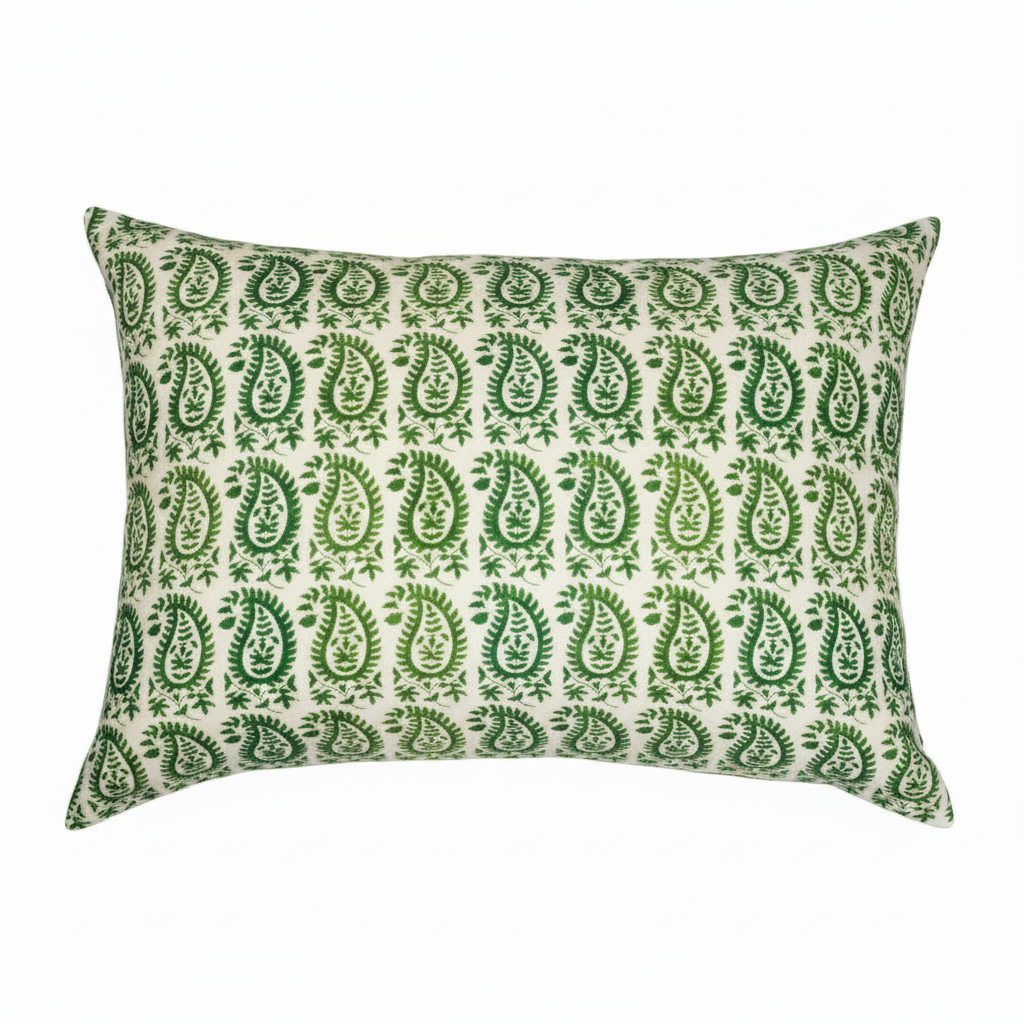 Cushion Cover  Block Print  Large Rect. 60x45