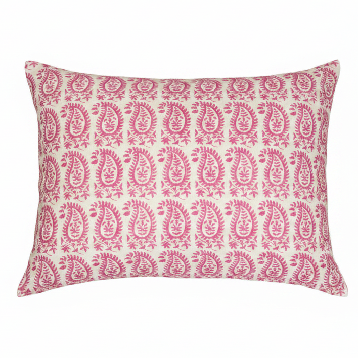 Cushion Cover  Block Print  Large Rect. 60x45