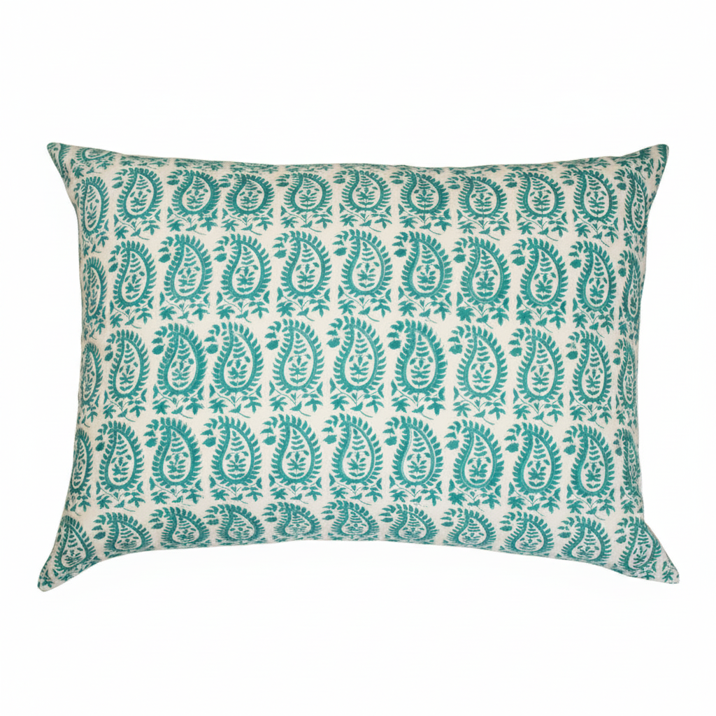 Cushion Cover  Block Print  Large Rect. 60x45