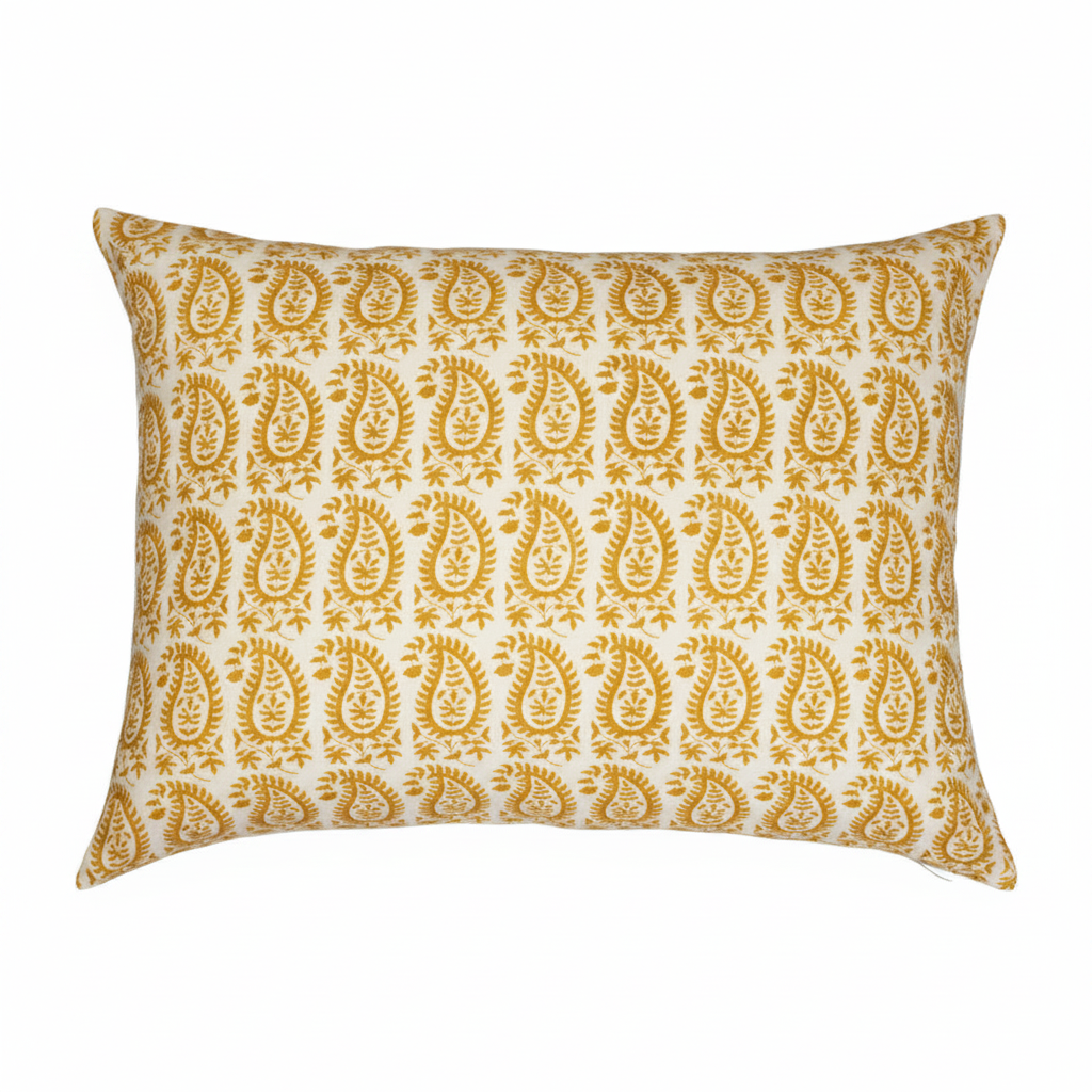 Cushion Cover  Block Print  Large Rect. 60x45