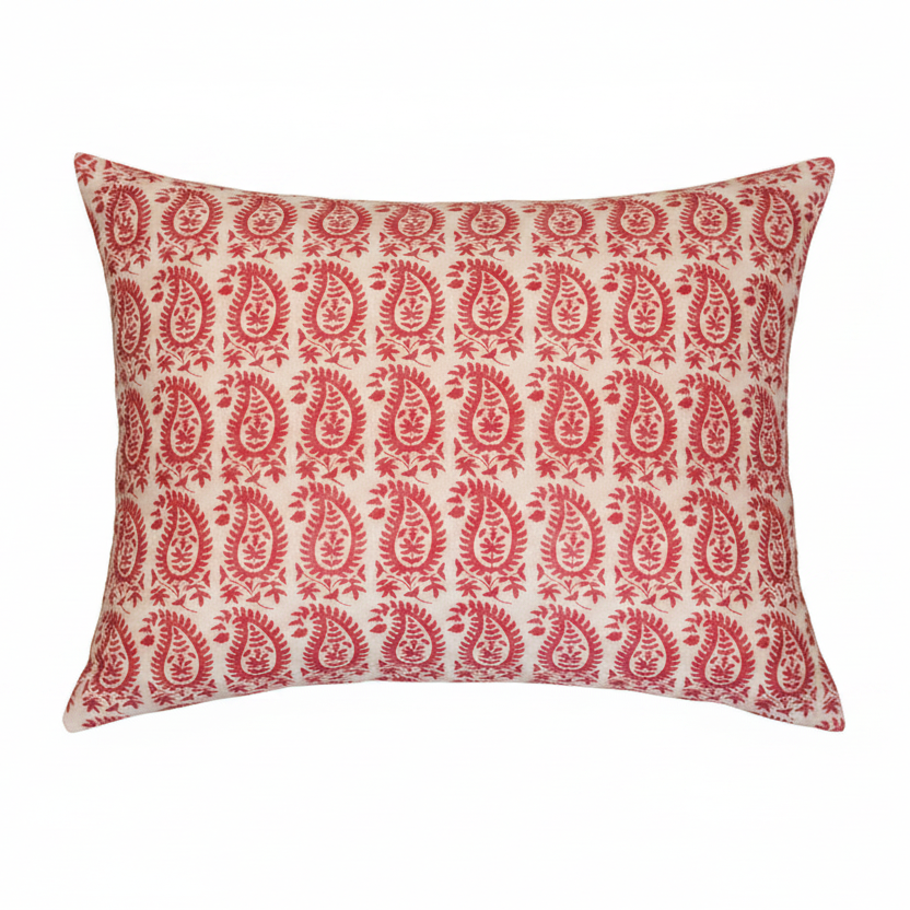 Cushion Cover  Block Print  Large Rect. 60x45